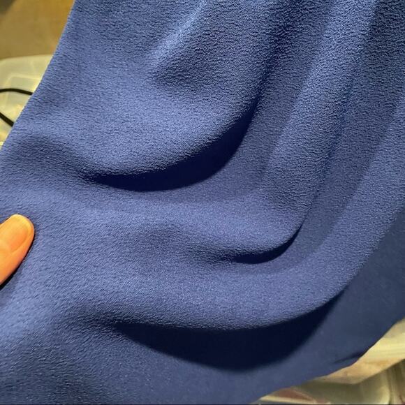 Anthropologie Vintage Y2K Staring at Stars Blue Strapless Smocked Mini Dress S - Picture 7 of 8